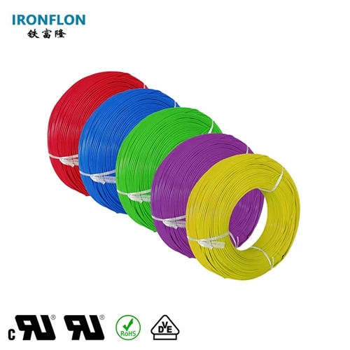 คำสั่งซื้อจากต่างประเทศใหม่|Zhejiang IRONFLON UL10518 26 AWG ลวดทองแดงชุบเงิน...
